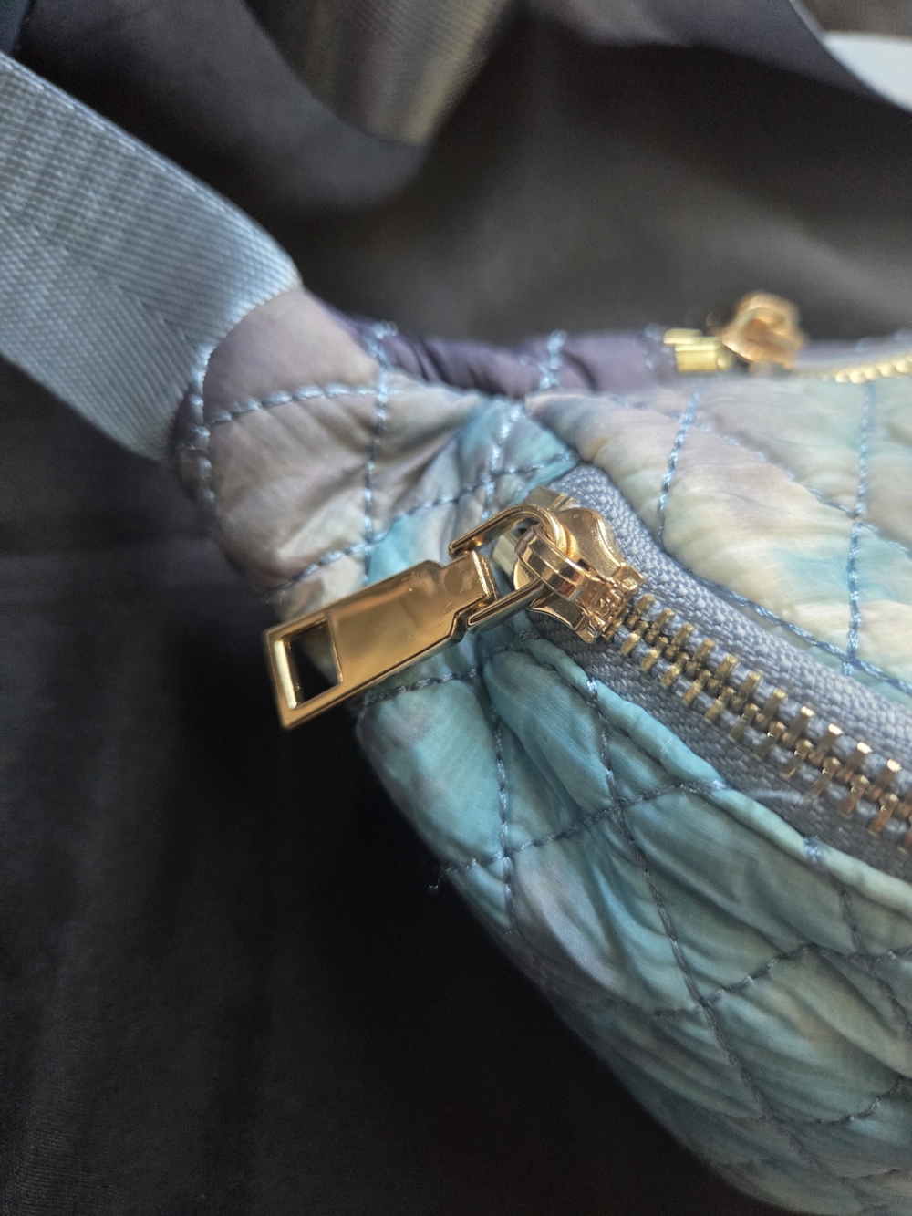 Urban Outfitters Quilted Iridescent Pastel Crossbody Bag - Picture 3 of 9